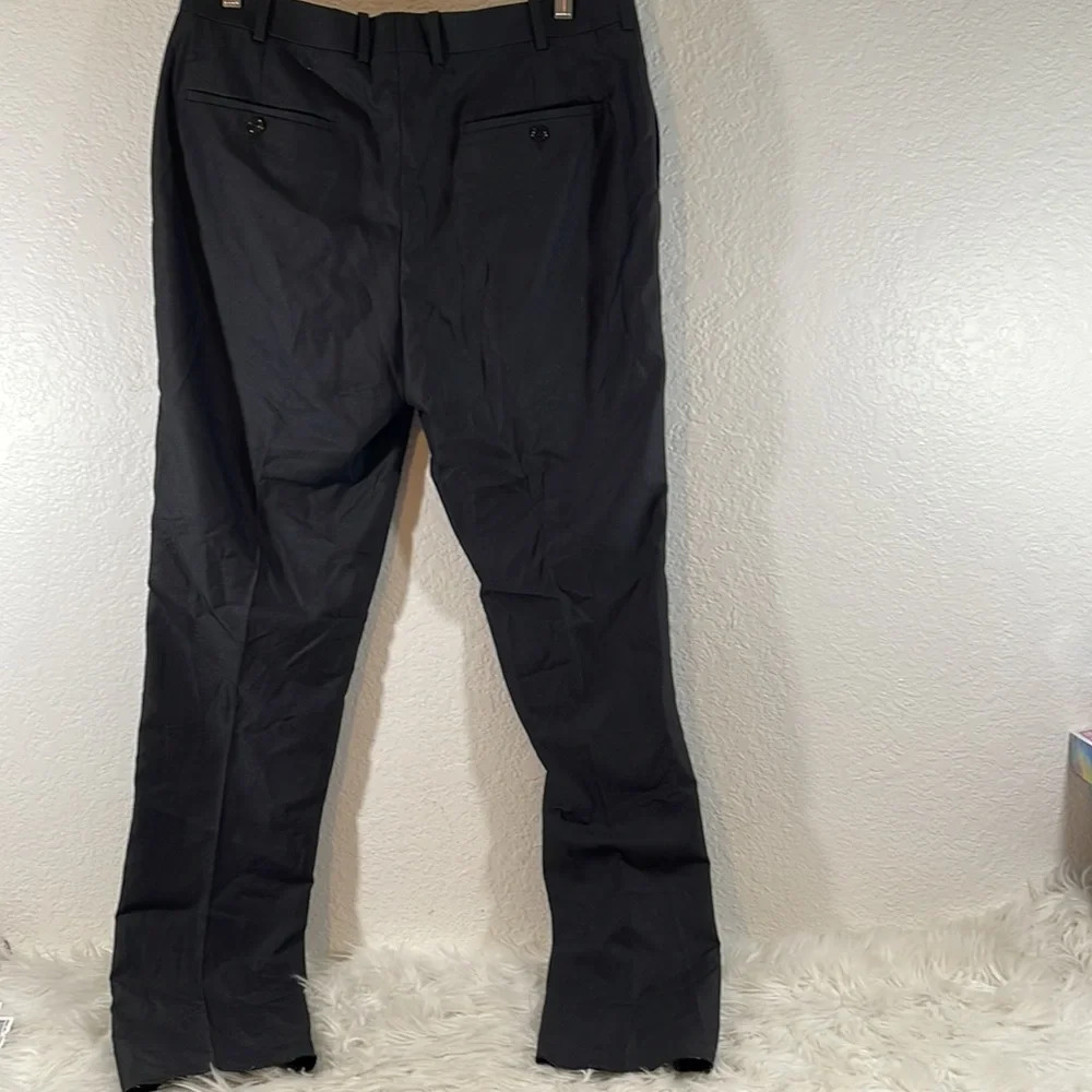 WEST END BLACK UNHEMMED DRESS Size 38 W US PANTS MEN With Pockets NEW - Picture 5 of 8